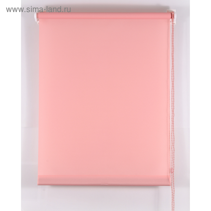 фото Рулонная штора «комфортиссимо», размер 80х160 см, цвет розовый магеллан
