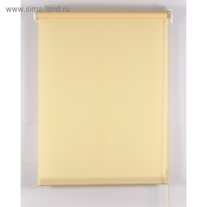 фото Рулонная штора «комфортиссимо», размер 75х160 см, цвет жёлтый магеллан