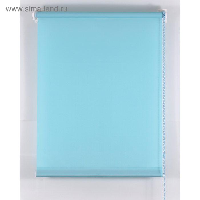 фото Рулонная штора «комфортиссимо», размер 70х160 см, цвет голубой магеллан