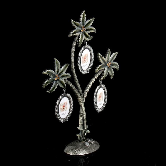 Фоторамка на 3 фото 4х5 см "Пальма"