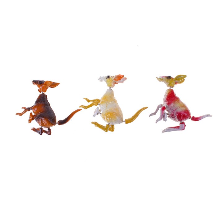 Магнит "Кенгуру" с пружинкой, МИКС