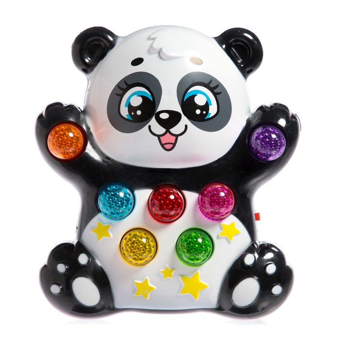 Игрушка музыкальная «Панда», световые и звуковые эффекты, в пакете музыкальная игрушка лучший друг панда световые и звуковые эффекты