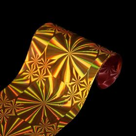 Переводная фольга для декора «Круги», 4 × 80 см, цвет золотистый Ош