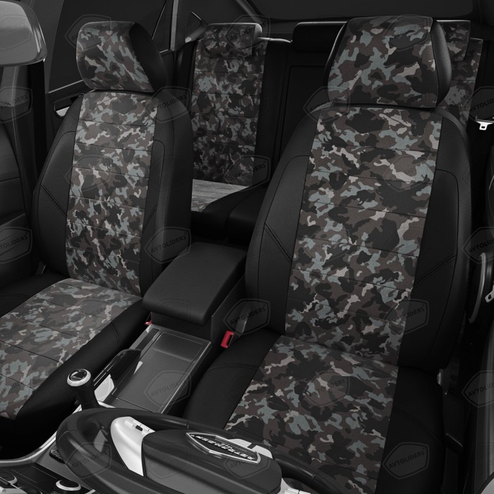 

Авточехлы для Geely MK с 2006-2013 г., седан, брезент, экокожа, цвет чёрный