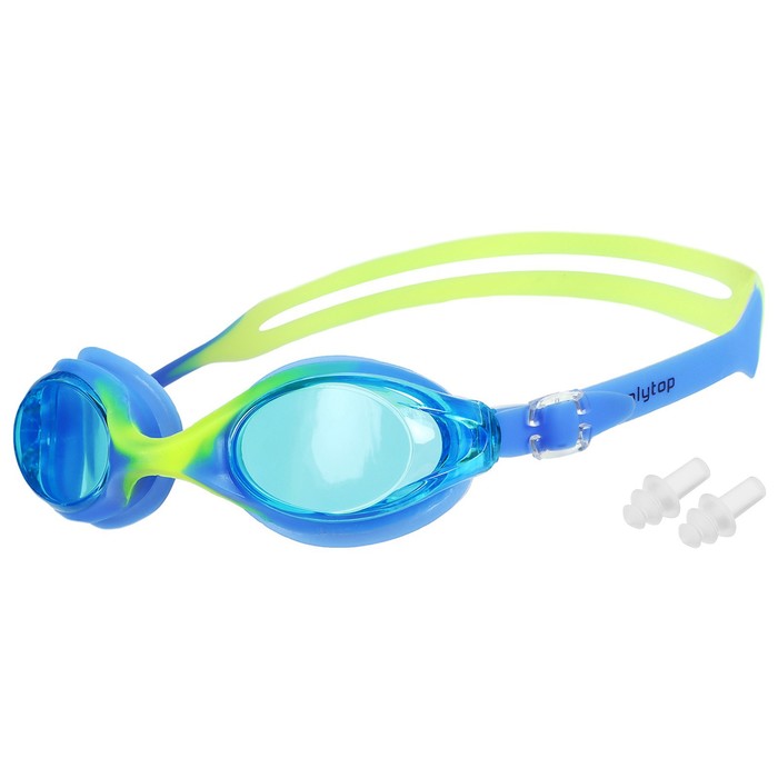 Очки для плавания ONLYTOP, беруши, цвета МИКС очки полумаска для плавания onlytop