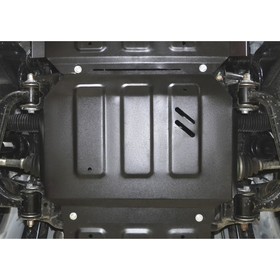 

Защита картера АвтоБРОНЯ для Foton Tunland 4WD (V - 2.8D) 2017-н.в., сталь 1.8 мм, с крепежом, 111.04402.1
