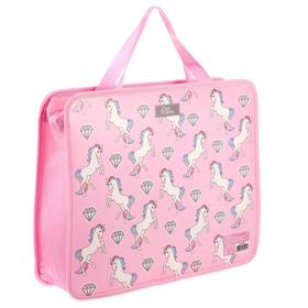 

Папка с ручками пластиковая, А4, 330 x 260 х 75 мм Calligrata «Единорог 2»