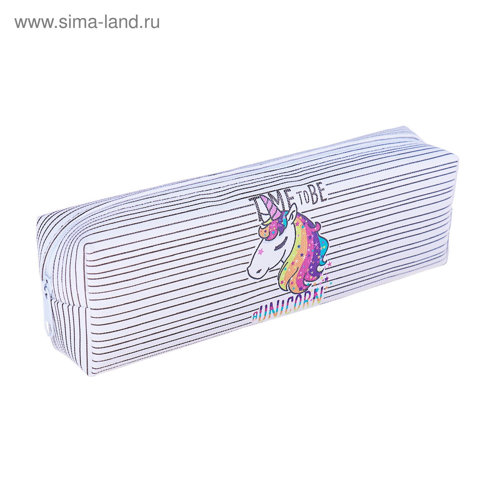 пенал школьный для девочек с единорогом