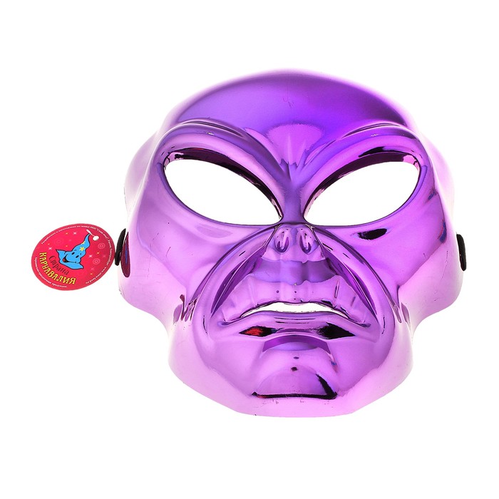 Маска пластик "НЛО", МИКС
