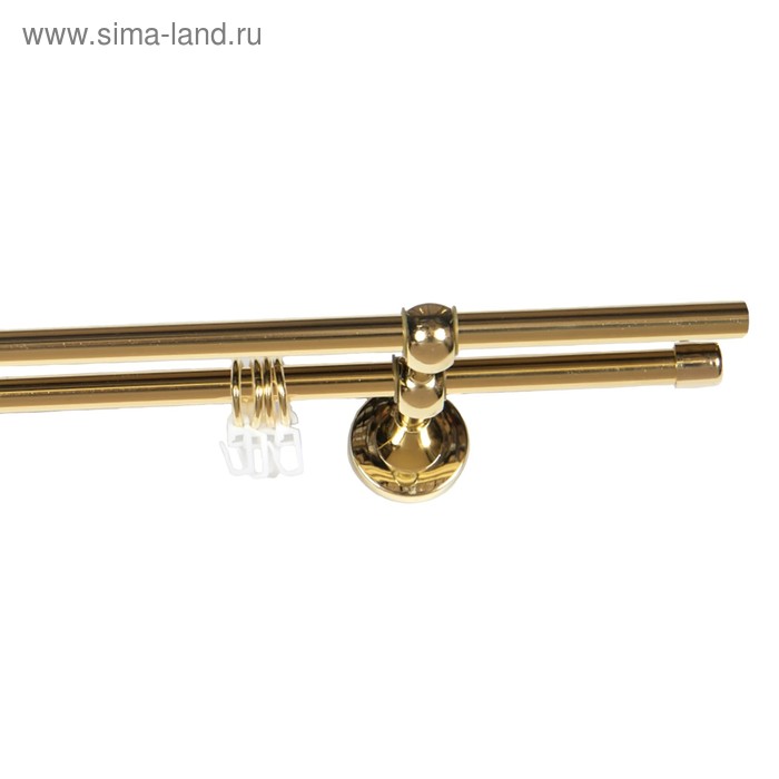 

Карниз двойной, ширина 320 см, цвет золото глянец