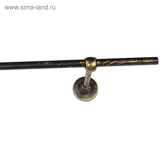

Карниз одинарный, ширина 340 см, цвет коричневое золото