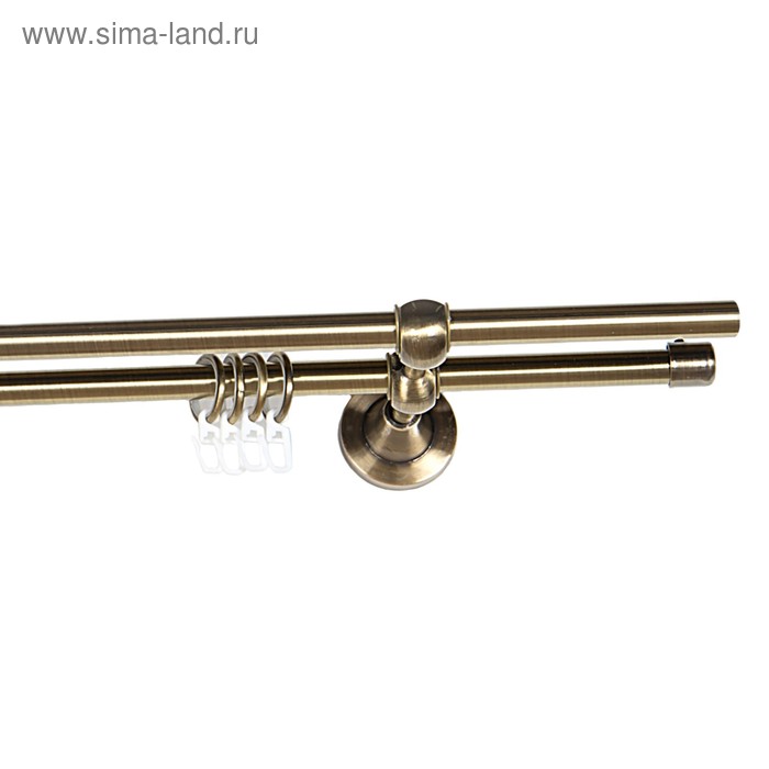 

Карниз двойной, ширина 300 см, цвет старое золото