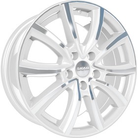 

Диск литой SKAD Онтарио 7x17 5x100 ET48 d56.1 алмаз-белый