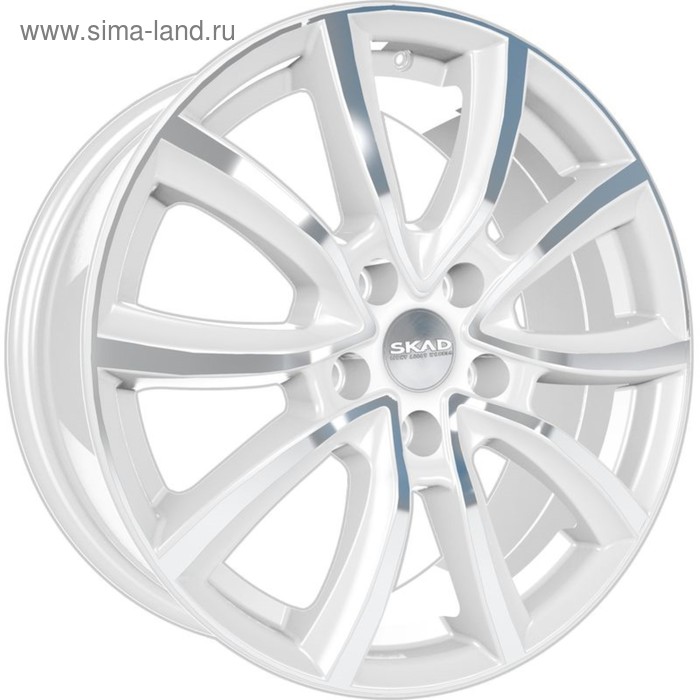 фото Диск литой skad онтарио 7x17 5x114.3 et41 d67.1 алмаз-белый