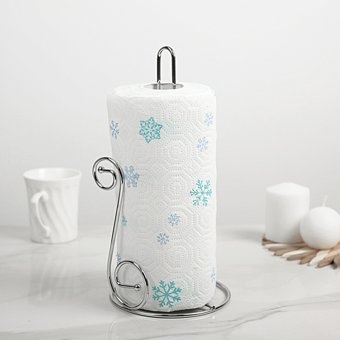 Держатель бумажного полотенца "Волна", дизайн МИКС