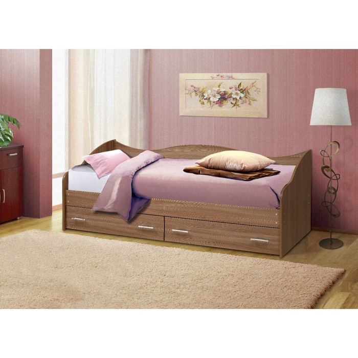 Кровать «Софа №1», 800 × 2000 мм, цвет ясень шимо светлый