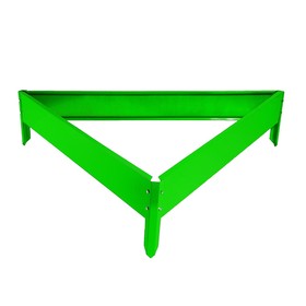 Клумба оцинкованная, 50 × 15 см, ярко-зелёная, «Терция», Greengo Ош