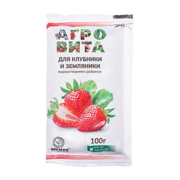 

Удобрение минеральное "Агровита", для клубники и земляники, 100 г