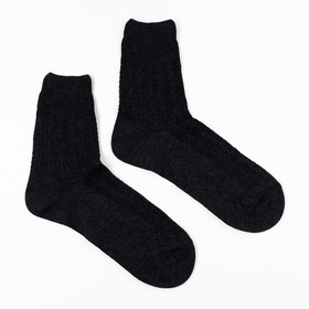 Носки мужские с медицинской резинкой, цвет чёрный, размер 27