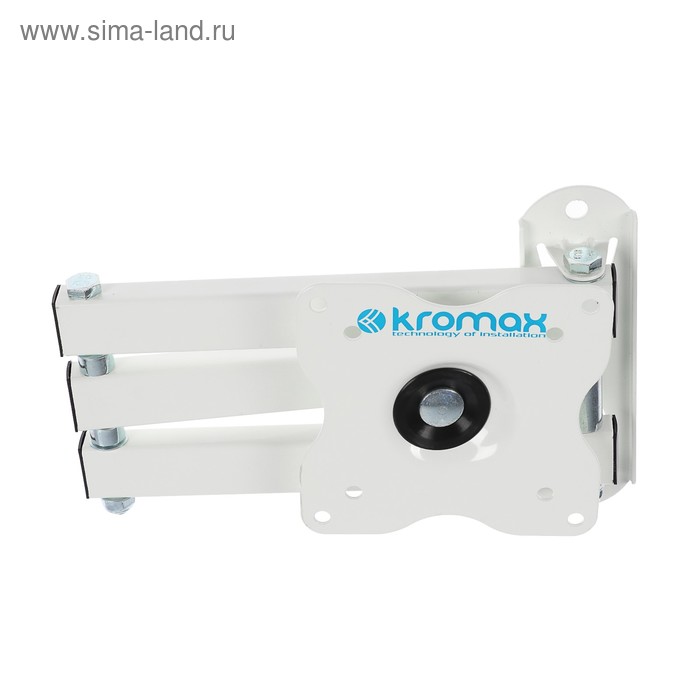 

Кронштейн Kromax DIX-15W, для ТВ, наклонно-поворотный, 15-28", 48-377 мм от стены, белый
