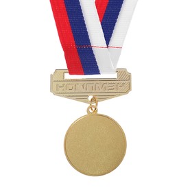 

Медаль призовая с колодкой, 1 место, золото, d=3,5 см