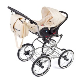 

Коляска 2 в 1 Reindeer Wiklina EcoLeather, люлька + автокресло, цвет EL-3