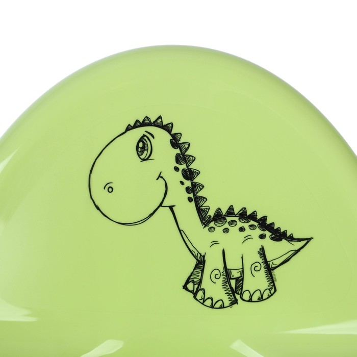 фото Горшок детский «динозаврик дино», цвет зелёный tega baby