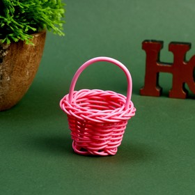 Кукольная миниатюра «Корзинка», цвета МИКС от Сима-ленд