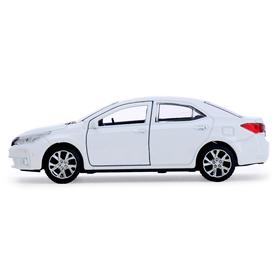 

Машина металлическая Toyota corolla 12 см открываются двери, инерционная, цвет белый