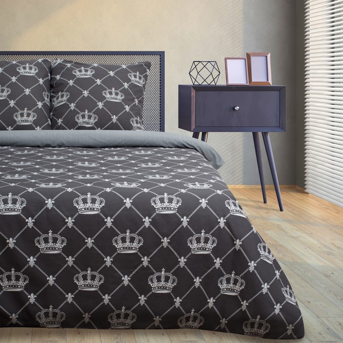 

Постельное бельё "Этель" евро Crown 200х217 см, 240х220 см, 70х70 см -2 шт, бязь