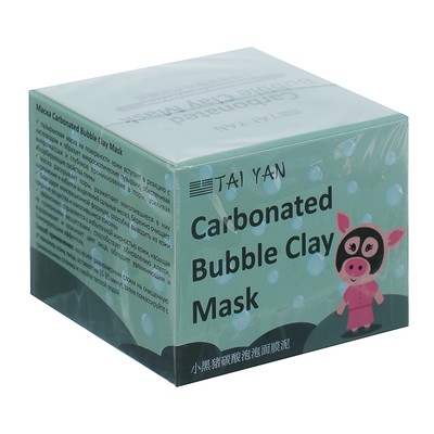 Маска пузырьковая Taiyan Carbonated Clay Mask, 100 г