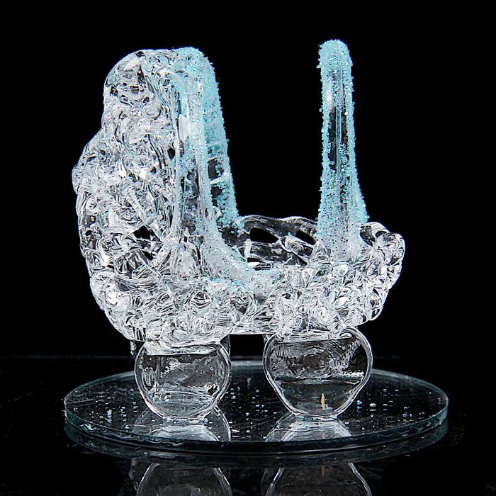 Сувенир "Коляска на зеркале", МИКС