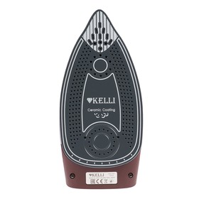 

Утюг KELLI KL-1636, 1600 Вт, керамическая подошва, дорожный, 100 мл, красный