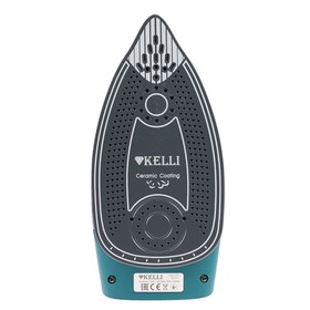

Утюг KELLI KL-1636, 1400 Вт, керамическая подошва, дорожный, 100 мл, бирюза