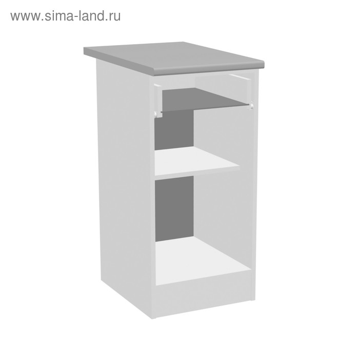 Стол с ящиками, 400 × 600 × 850 мм, цвет белый/венге