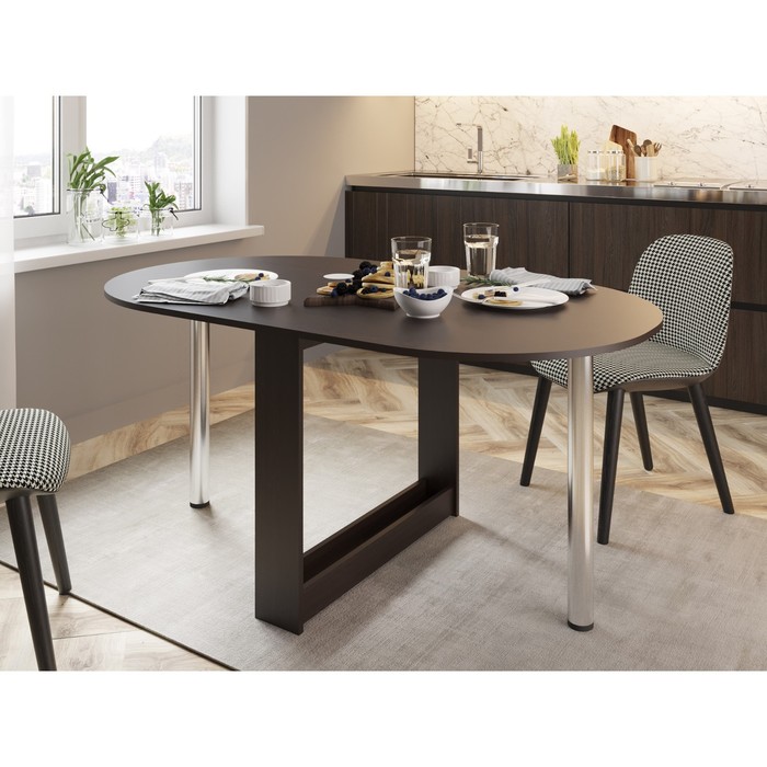 Стол-книжка, 860(1548) × 900 × 740 мм, цвет венге