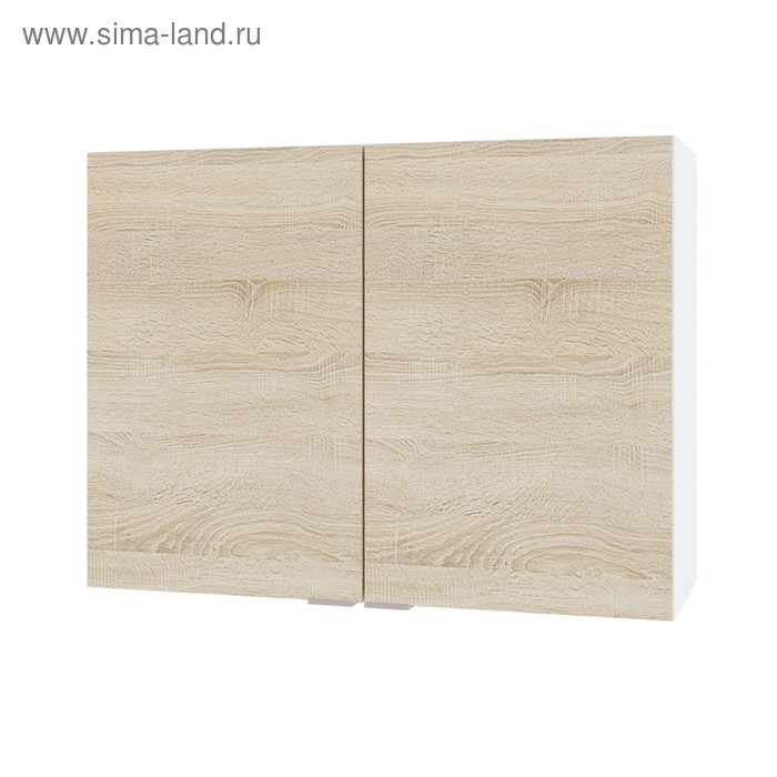 Шкаф с полками, 800 × 300 × 600 мм, цвет белый/дуб сонома