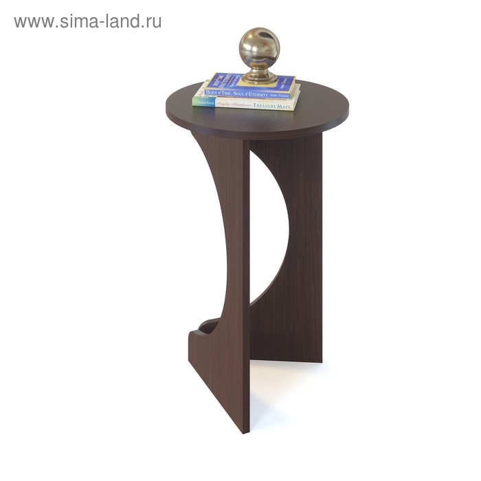 Журнальный столик, 400 × 400 × 616 мм, цвет венге столик журнальный vetle 800×400×400 мм цвет бежевый чёрный