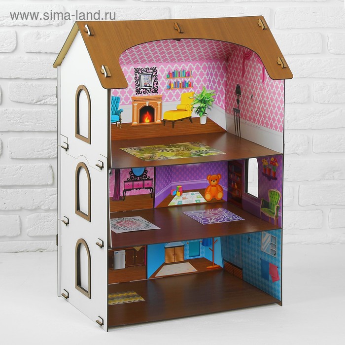 Конструктор Кукольный домик. Мария фанера: 3 мм конструктор кукольный домик мария фанера 3 мм