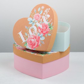

Набор подарочных коробок 3 в 1 Love, 16 × 14 × 6 см‒22 × 20 × 9 см