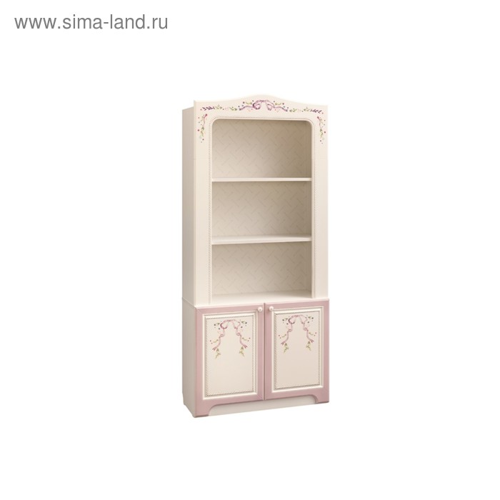 

Стеллаж Акварель, 800х325х1787, Белый/Джелато патина сиреневая