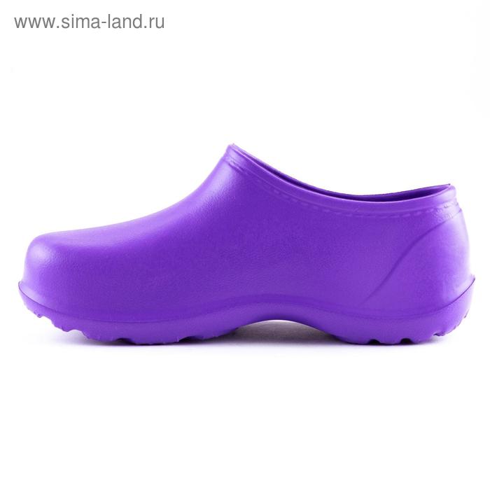цена Галоши женские «Лаура» цвет фиолетовый, размер 41