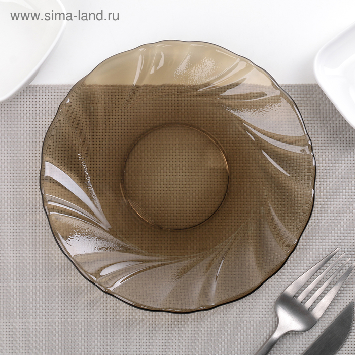 Тарелка десертная Alta Marеa, d=17 см, цвет коричневый кружка alta marеa 300 мл