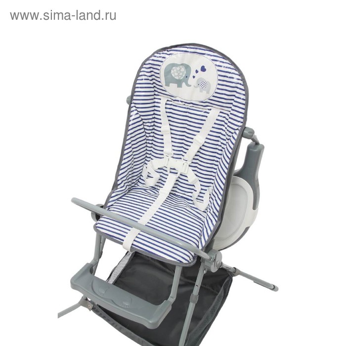 

Стульчик детский для кормления Polini kids 252, «Слоник», цвет серый