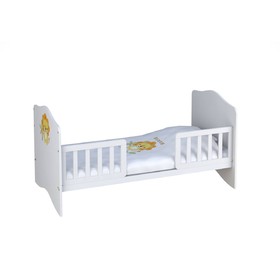 

Кроватка детская Polini kids Basic «Джунгли», 140 х 70 см, цвет белый-оранжевый