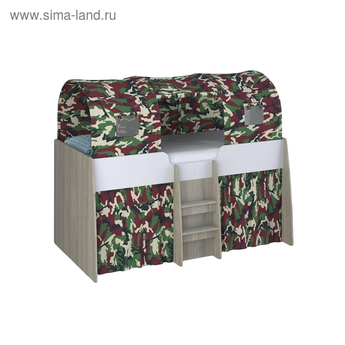 

Шторки для кровати-чердака Polini kids Simple 4100, цвет камуфляж