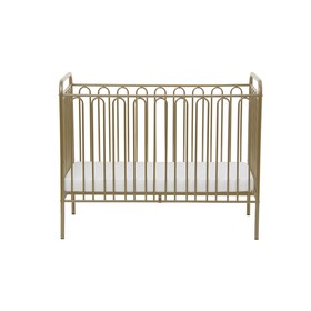 

Детская кроватка Polini kids Vintage 150 металлическая, цвет бронзовый