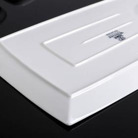 

Блюдо с соусником прямоугольное 38,5×24,5 см WL-992804 / A