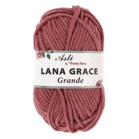 

Пряжа "Lana Grace Grande" 25% шерсть мериноса, 75% акрил 65м/100гр (1670 восторг)