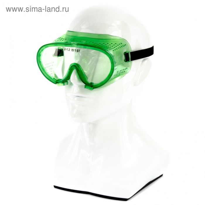 Очки защитные СИБРТЕХ, закрытые, с прямой вентиляцией, поликарбонат очки защитные дельта закрытого типа с прямой вентиляцией